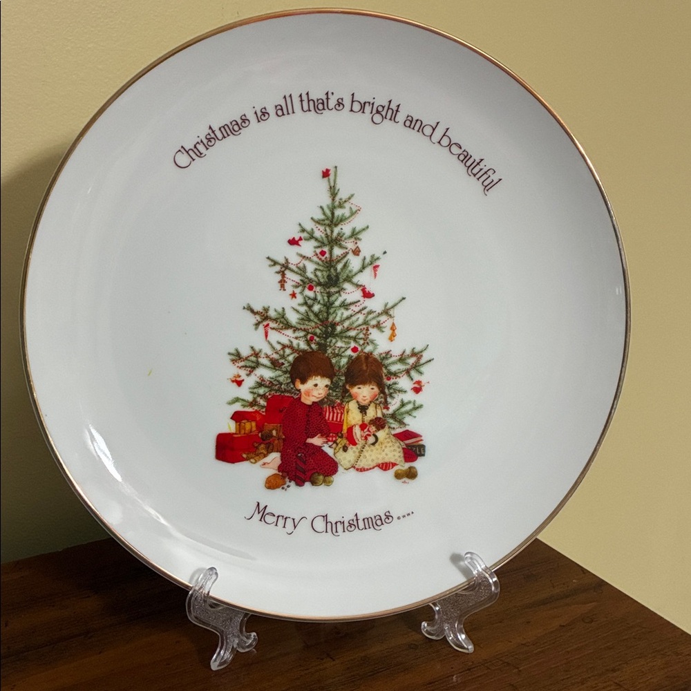 Holly Hobbie - Christmas Is All That’s Bright And Beautiful Decorative Plate